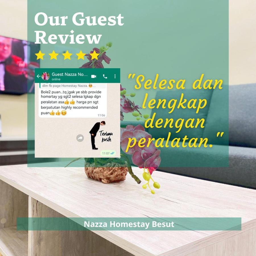 Nazza Homestay Besut With Swimming Pool Kampung Raja ภายนอก รูปภาพ